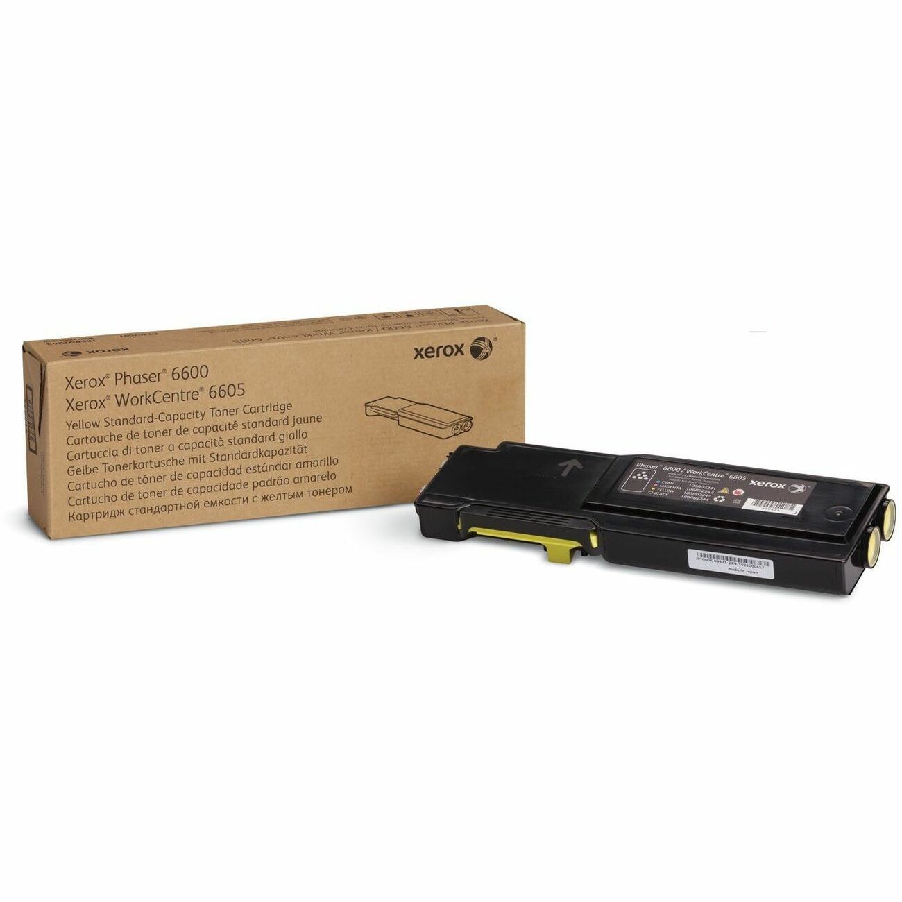 Xerox Genuine Phaser™ 6600, WorkCentre™ 6605 Yellow Toner Cartridge - 106R02243