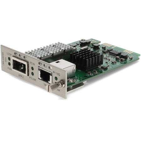 AddOn 10GBase-T RJ-45 & XFP Slot Media Converter Card for our our or Standalone Systems - ADD-MCC10GRJXFP