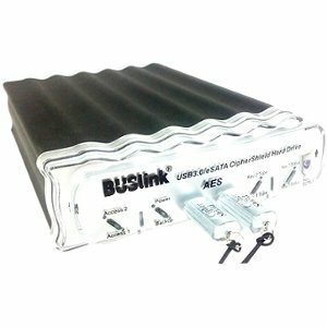 Buslink CipherShield CSX-2T-U3KKB 2 TB Hard Drive - 3.5" External - SATA - CSX-2T-U3KKB