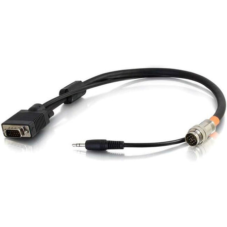 C2G 1.5ft RapidRun VGA (HD15) + 3.5mm Flying Lead - 60048