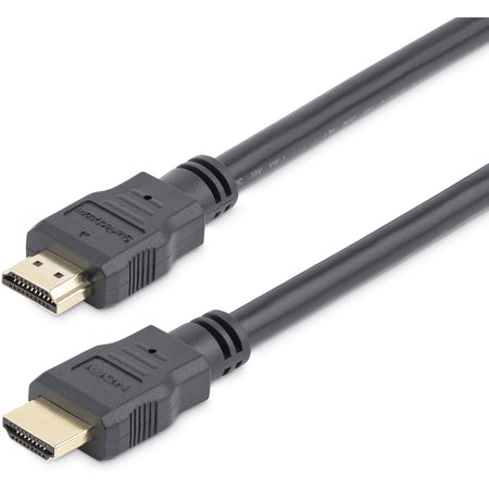 StarTech.com 1.6ft/50cm HDMI Cable, 4K High Speed HDMI Cable with Ethernet/Ultra HD 4K 30Hz Video, HDMI 1.4 Cable/HDMI Monitor Cord, Black - HDMM50CM