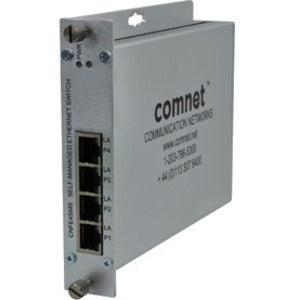 ComNet 10/100T(X) 4TX Ethernet Self-managed Switch - CNFE4SMS