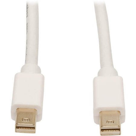 Eaton Tripp Lite Series Mini DisplayPort Cable, 4K 60Hz (M/M), White, 6 ft. (1.8 m) - P584-006