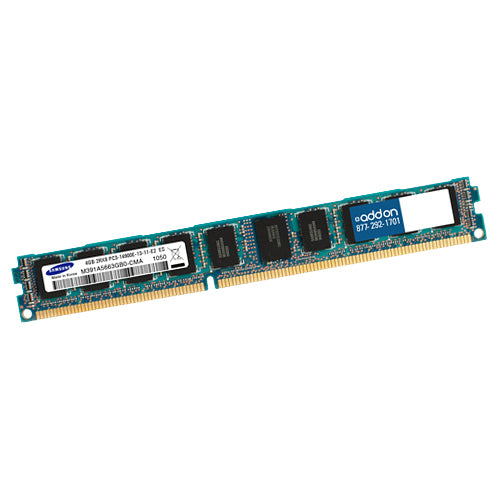 AddOn AM160D3DR4RLPN/8G x1 JEDEC Standard Factory Original 8GB DDR3-1600MHz Registered ECC Dual Rank x4 1.35V 240-pin CL11 RDIMM - AM160D3DR4RLPN/8G