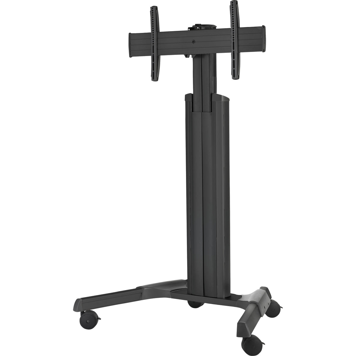 Chief Fusion Adjustable Mobile Display Cart - For Displays 42-86" - Black - LPAUB