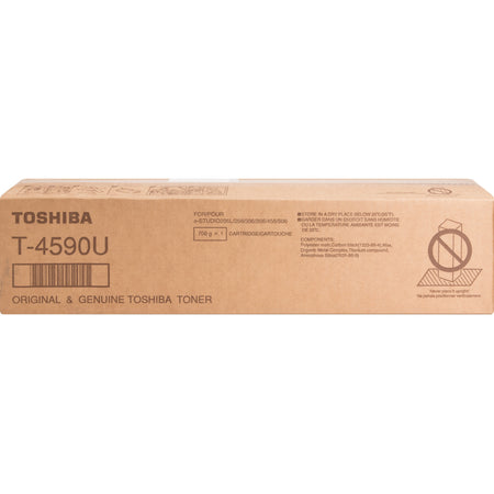 Toshiba T4590 Original Laser Toner Cartridge - Black - 1 Each - T4590