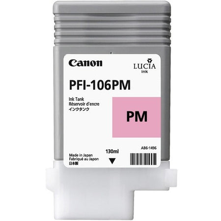 Canon PFI-106PM Original Inkjet Ink Cartridge - Photo Magenta Pack - 6626B001