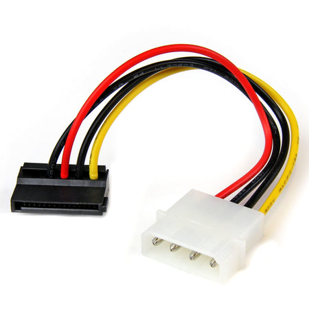 StarTech.com 6in 4 Pin LP4 to Left Angle SATA Power Cable Adapter - SATAPOWADPL