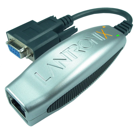 Lantronix Compact 1-Port Secure Serial (RS232) to IP Ethernet Device Server; Up to 256-bit AES encryption; International 110 - 240 VAC - XDT2321002-01-S