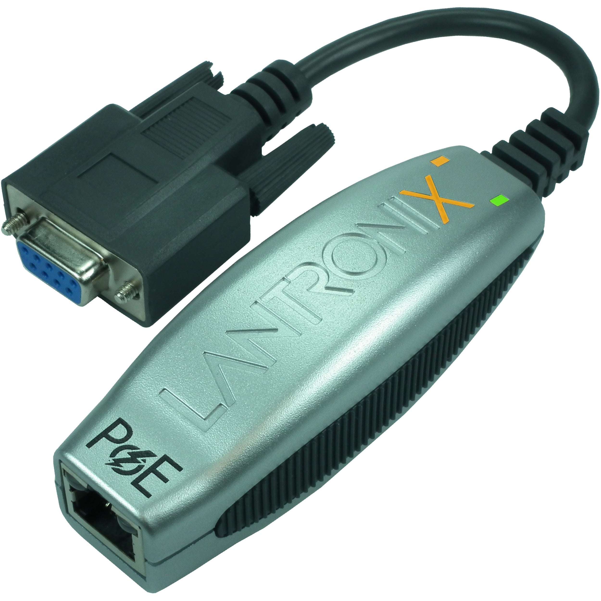 Lantronix Compact 1-Port Secure Serial (RS232) to IP Ethernet Device Server; Up to 256-bit AES encryption; Power Over Ethernet (PoE) 802.3AF - XDT10P0-01-S