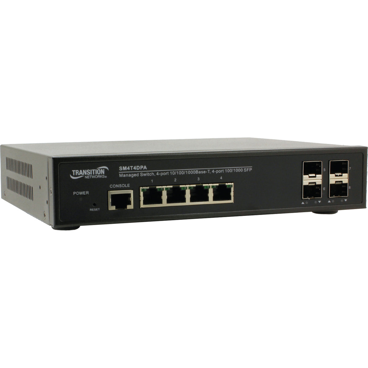 Transition Networks SM4T4DPA Ethernet Switch - SM4T4DPA-NA