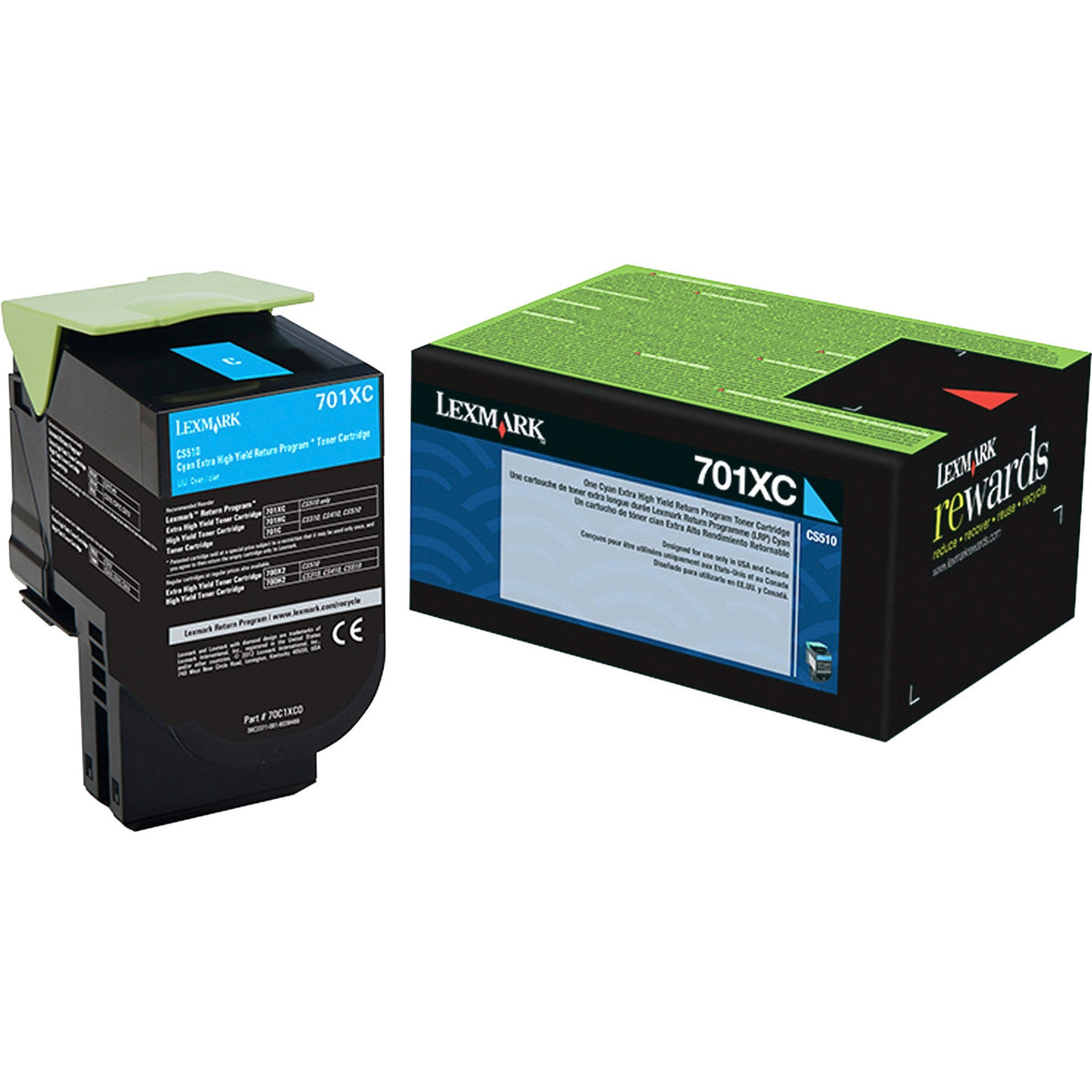 Lexmark Unison 701XC Toner Cartridge - 70C1XC0