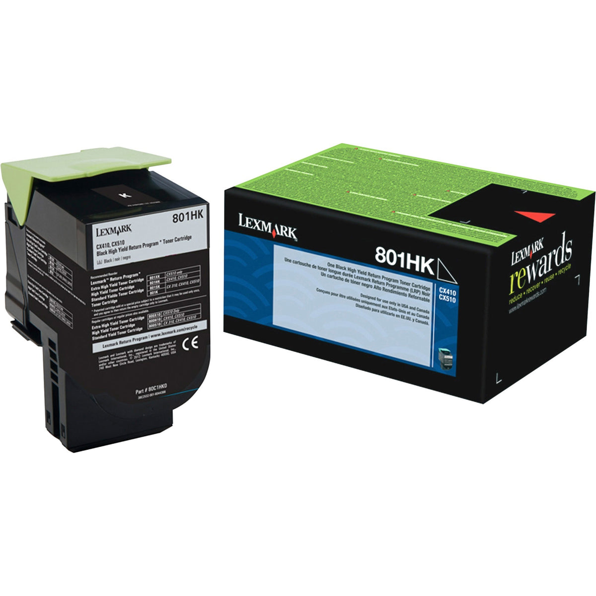 Lexmark Unison 801HK Toner Cartridge - 80C1HK0
