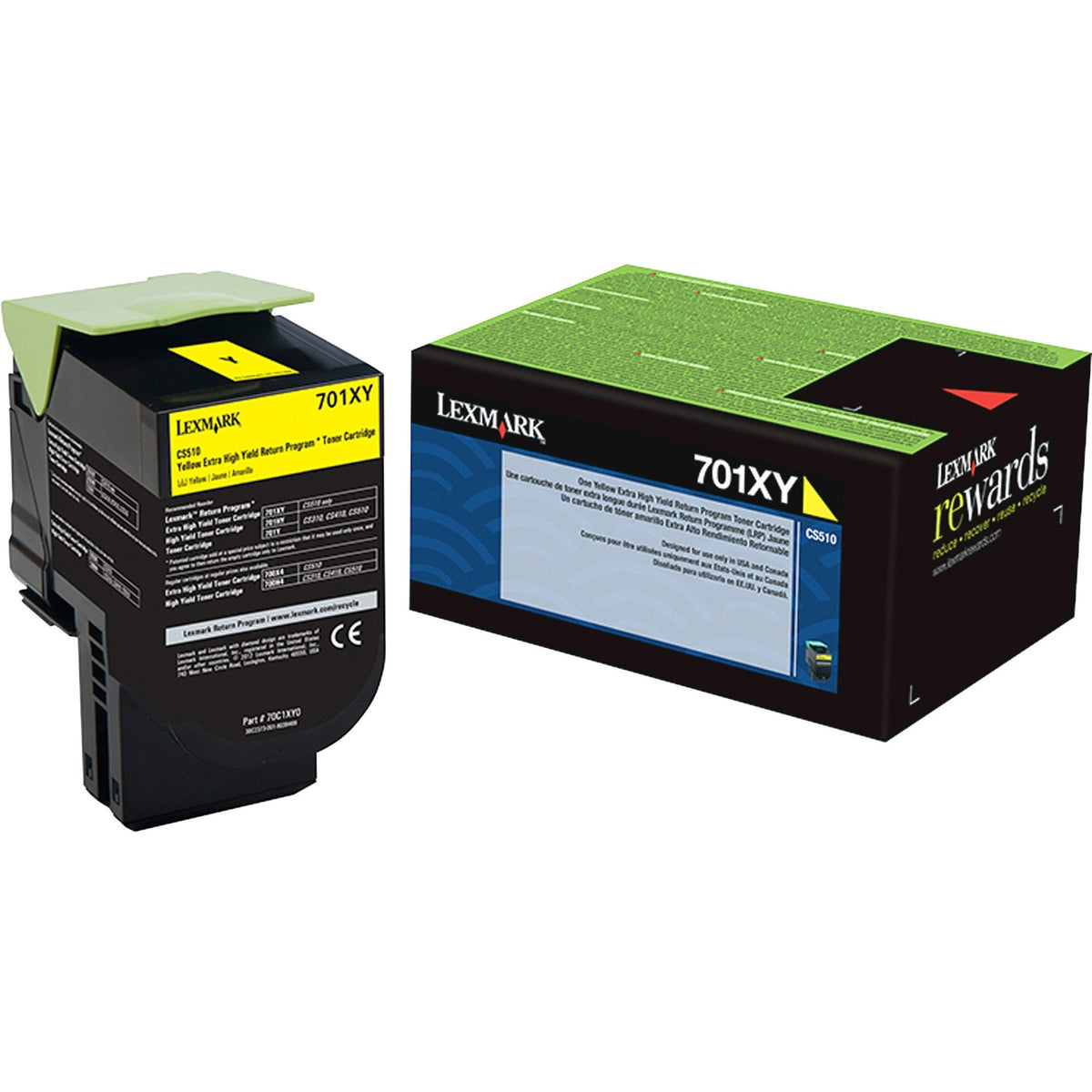 Lexmark Unison 701XY Toner Cartridge - 70C1XY0