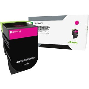 Lexmark Unison 800S3 Standard Yield Laser Toner Cartridge - Magenta - 1 Each - 80C0S30