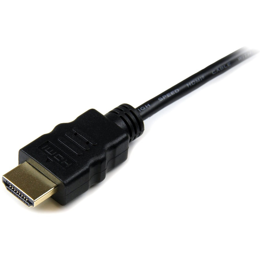 StarTech.com 3m Micro HDMI to HDMI Cable with Ethernet, 4K High Speed Micro HDMI Type-D Device to HDMI Monitor Adapter/Converter Cord - HDADMM3M