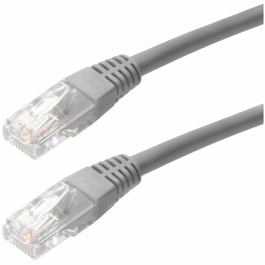 4XEM 15FT Cat6 Molded RJ45 UTP Pure Copper Patch Cable (Gray) - 4XC6PATCH15GR