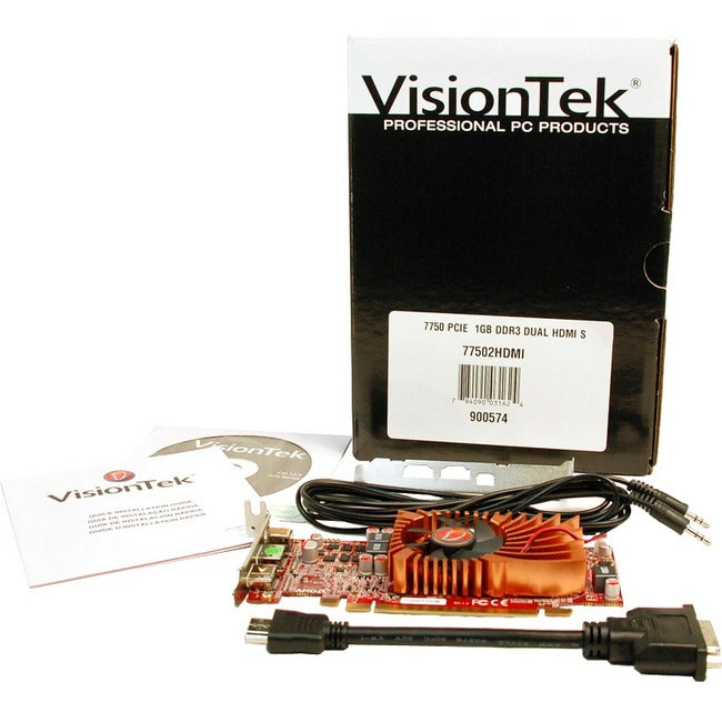 VisionTek Radeon 7750 SFF 1GB DDR3 3M (2x HDMI, miniDP) - 900574