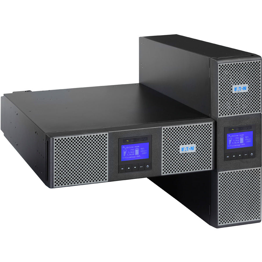 Eaton 9PX 5000VA 4500W 208V Online Double-Conversion UPS - L6-30P, 6x 5-20R, 1 L6-30R, 1 L14-30R Outlets, Cybersecure Network Card, Extended Run, 6U Rack/Tower - Battery Backup - 9PX5KP1