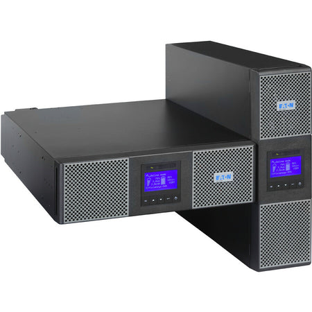 Eaton 9PX 6000VA 5400W 120/208V Online Double-Conversion UPS - L6-30P, 6x 5-20R, 1 L6-30R, 1 L14-30R Outlets, Cybersecure Network Card, Extended Run, 6U Rack/Tower - Battery Backup - 9PX6KP1