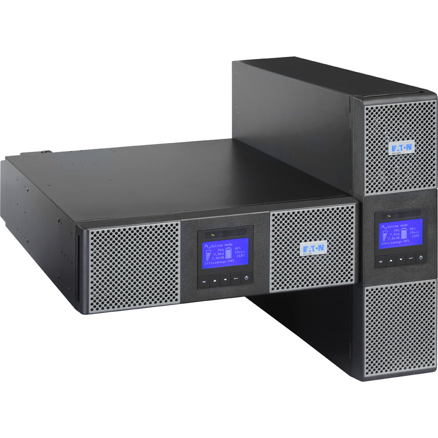 Eaton 9PX 11kVA 10kW 208V Online Double-Conversion UPS - Hardwired Input / Output, Cybersecure Network Card, Extended Run, 6U Rack/Tower - Battery Backup - 9PX11KHW