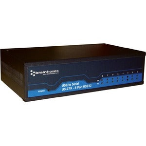 Brainboxes 8 Port RS232 USB to Serial Adapter - US-279