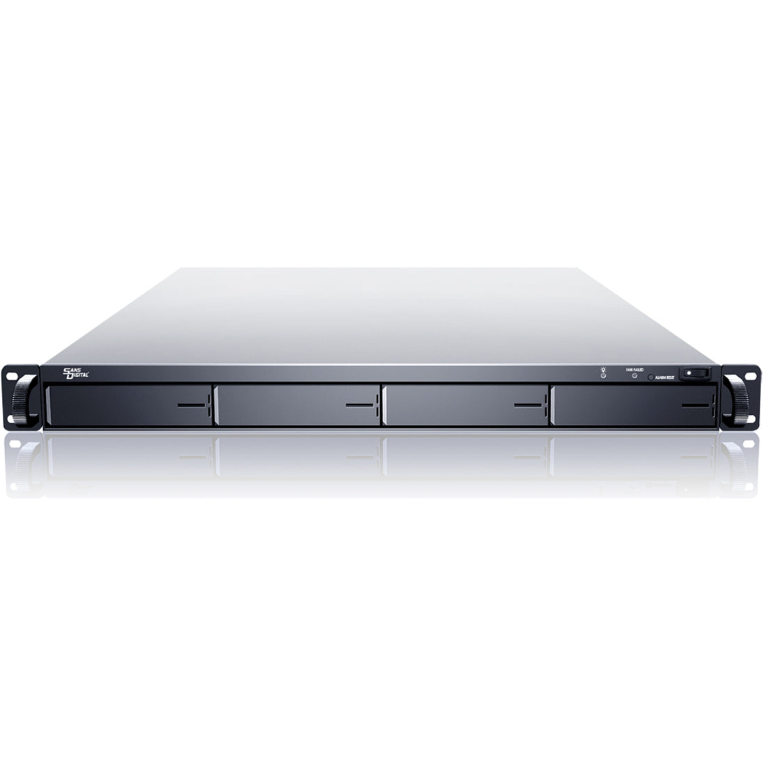 Sans Digital EliteRAID ER104UT+B - 1U 4 Bay USB 3.0 / eSATA Hardware RAID 5 Rackmount (Black) - KT-ER104UT+B