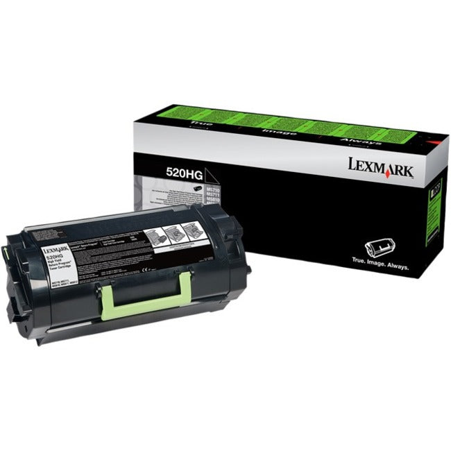 Lexmark 52X Original High Yield Laser Toner Cartridge - Black - 1 Each - 52D0H0G