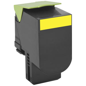 Lexmark Original Standard Yield Laser Toner Cartridge - Yellow - 1 Each - 80C0SYG