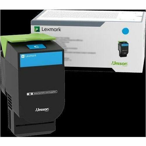 Lexmark High Yield Laser Toner Cartridge - Cyan - 1 Pack - 70C0HCG
