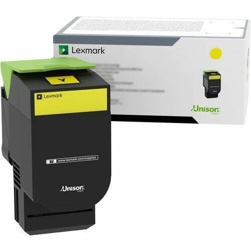 Lexmark High Yield Laser Toner Cartridge - Yellow - 1 Pack - 70C0HYG
