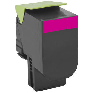 Lexmark Original Standard Yield Laser Toner Cartridge - Magenta - 1 Each - 80C0SMG