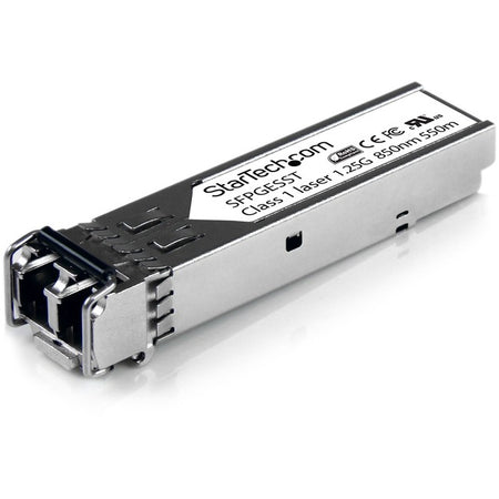 StarTech.com Cisco SFP-GE-S Compatible SFP Module - 1000BASE-SX - 1GE Gigabit Ethernet SFP 1GbE Multimode Fiber MMF Optic Transceiver - SFPGESST