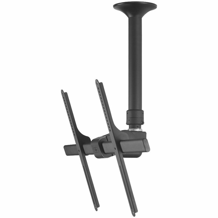 Atdec ceiling mount for large display, short pole - Loads up to 143lb - Black - Universal VESA up to 800x500 - TH-3070-CTS