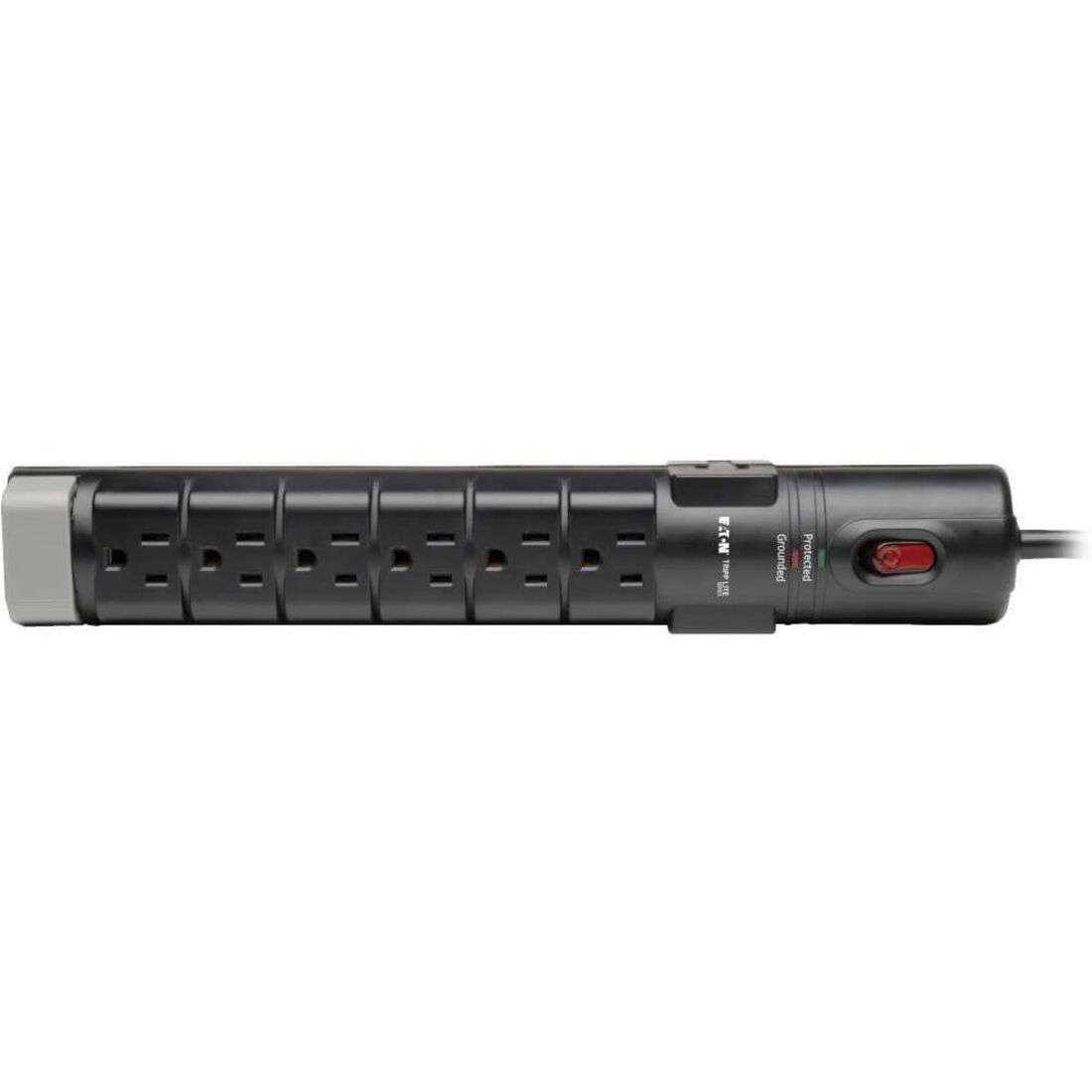 Tripp Lite by Eaton Protect It! 8-Outlet Surge Protector 6 ft. (1.83 m) Cord 2160 Joules Tel/DSL Protection Cord Clip - TLP806TEL
