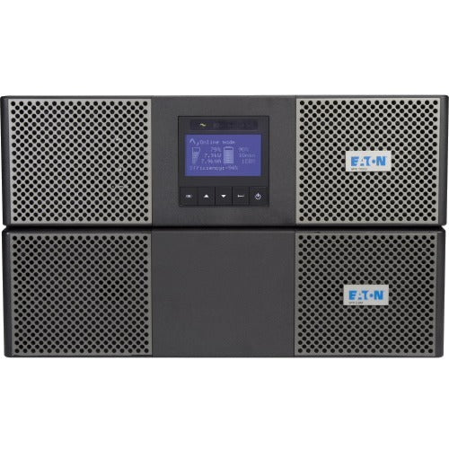 Eaton 9PX 8000VA 7200W 208V Online Double-Conversion UPS - Hardwired Input, 3 L6-30R, Hardwired Output, Cybersecure Network Card, Extended Run, 6U Rack/Tower - Battery Backup - 9PX8K