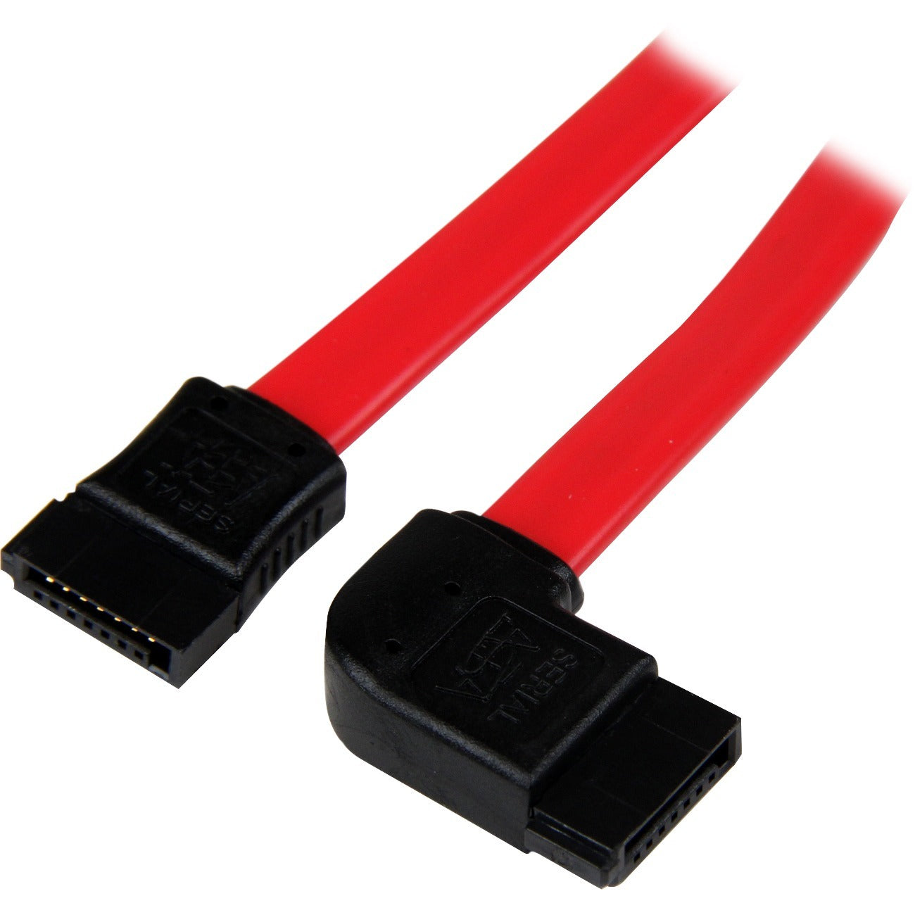 StarTech.com 18in SATA to Left Side Angle SATA Serial ATA Cable - SATA18LSA1