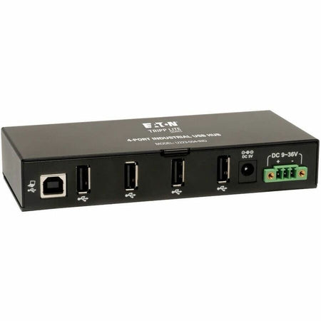 Eaton Tripp Lite Series 4-Port Industrial-Grade USB 2.0 Hub - 15 kV ESD Immunity, Metal Housing, Mountable - U223-004-IND