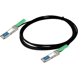 AddOn Cisco QSFP-H40G-ACU10M Compatible TAA Compliant 40GBase-CU QSFP+ to QSFP+ Direct Attach Cable (Active Twinax, 10m) - QSFP-H40G-ACU10M-AO