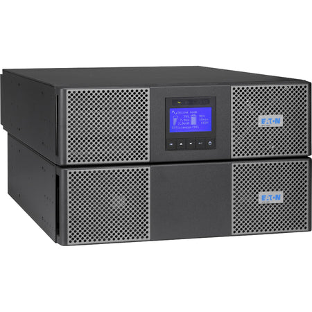 Eaton 9PX 11kVA 10kW 208V Online Double-Conversion UPS - Hardwired Input, 3 L6-30R Hardwired Output, Cybersecure Network Card, Extended Run, 6U Rack/Tower - Battery Backup - 9PX11K
