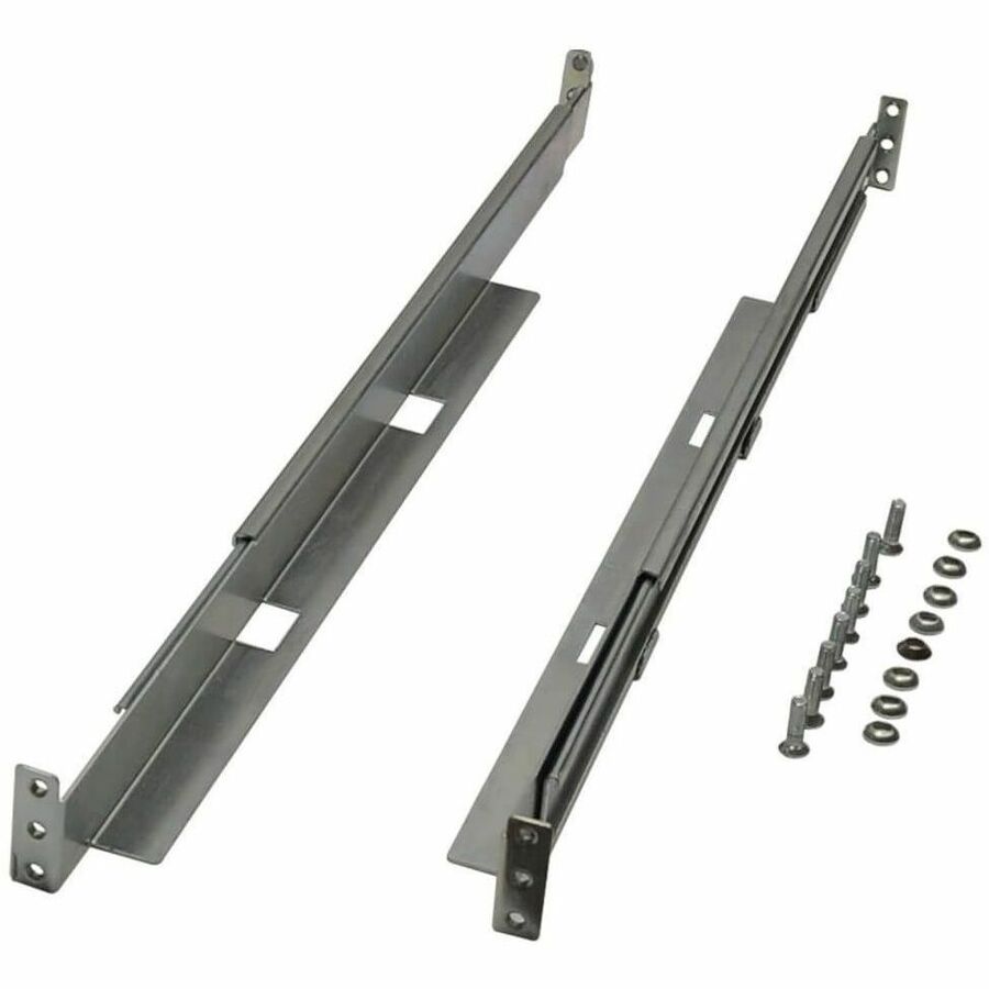Eaton Tripp Lite Series SmartRack 4-Post 1U Universal Adjustable Rack-Mount Shelf Kit - 4POSTRAILKIT1U