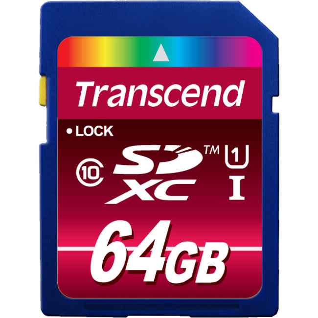 Transcend 64 GB Class 10/UHS-I SDXC - TS64GSDXC10U1