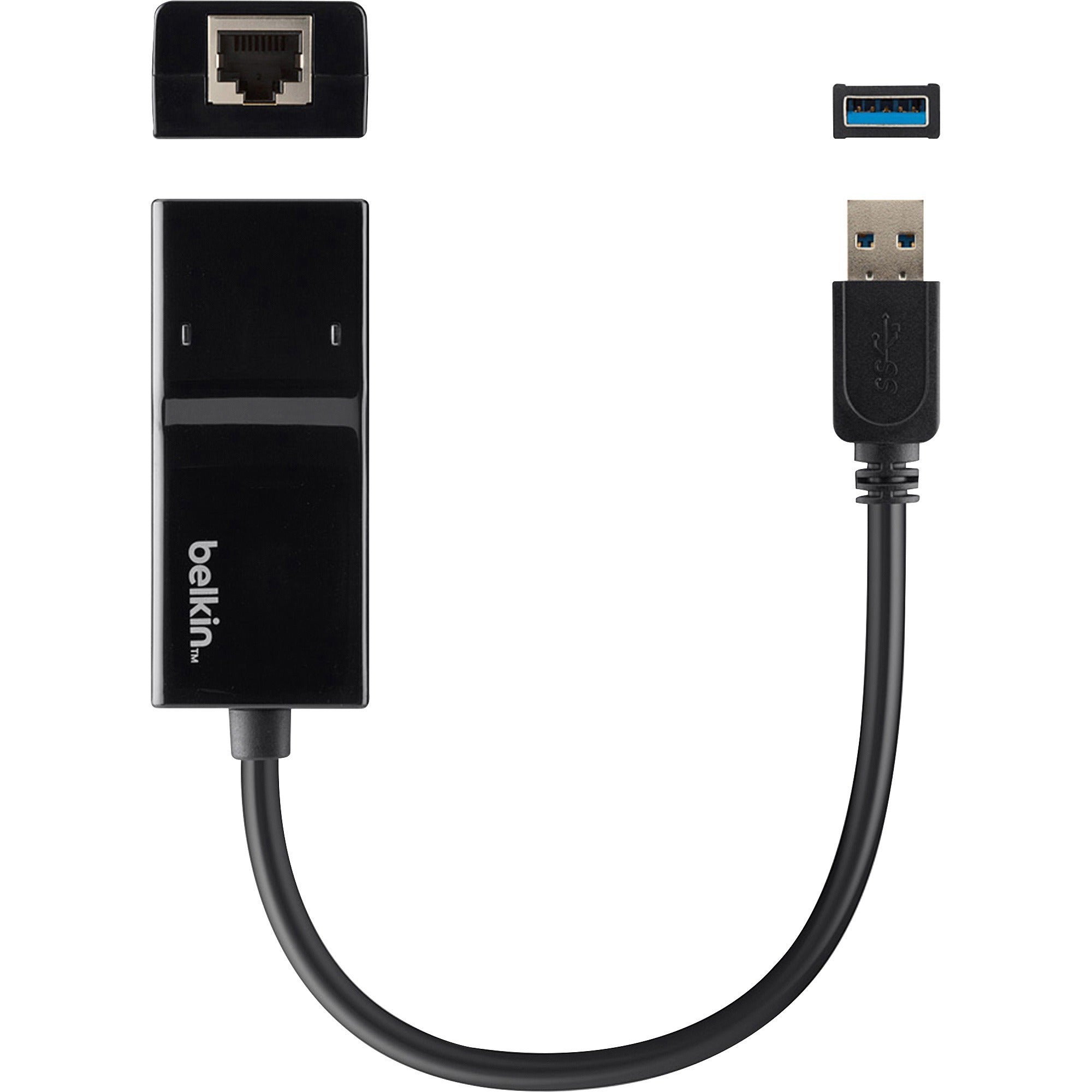 Belkin USB 3.0 to Gigabit Ethernet GbE Network Adapter 10/100/1000 - B2B048