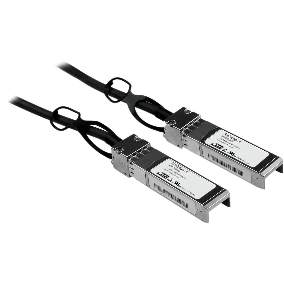 StarTech.com 5m 10G SFP+ to SFP+ Direct Attach Cable for Cisco SFP-H10GB-CU5M - 10GbE SFP+ Copper DAC 10 Gbps Passive Twinax - SFPCMM5M