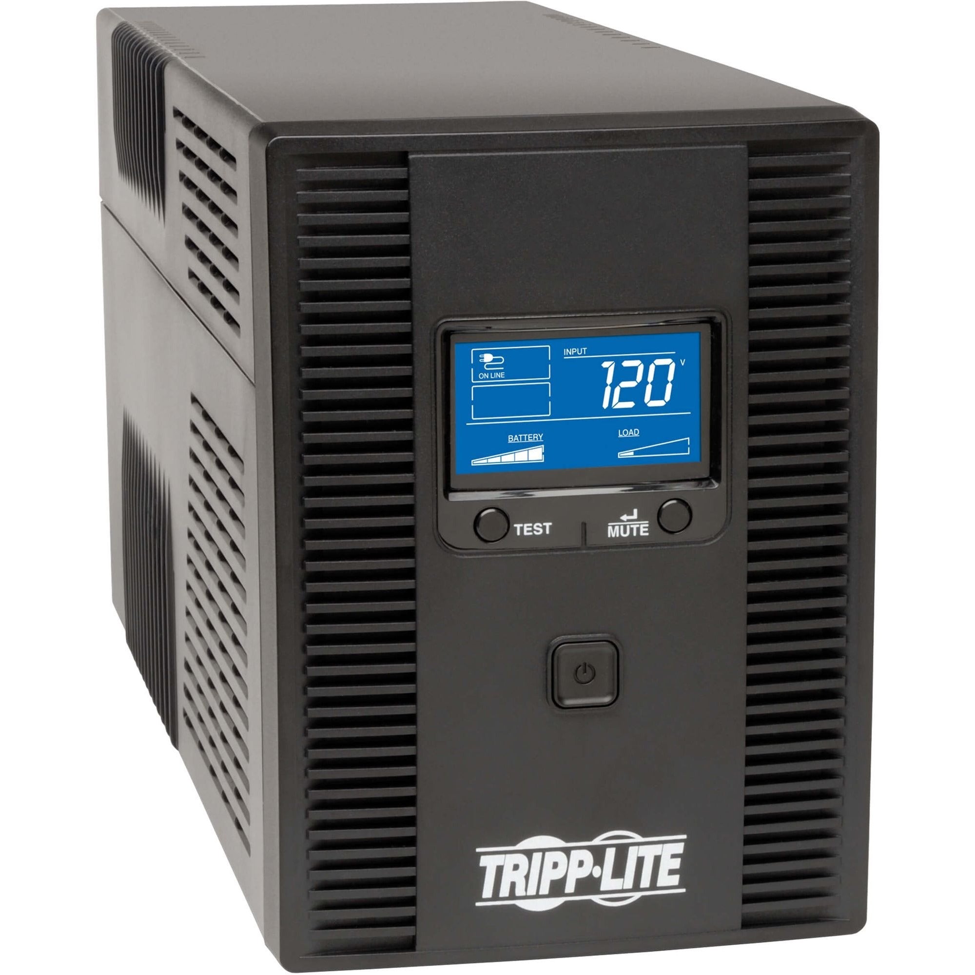 Tripp Lite by Eaton UPS SmartPro LCD 120V 1300VA 720W Line-Interactive UPS AVR Tower LCD USB 8 Outlets - SMART1300LCDT