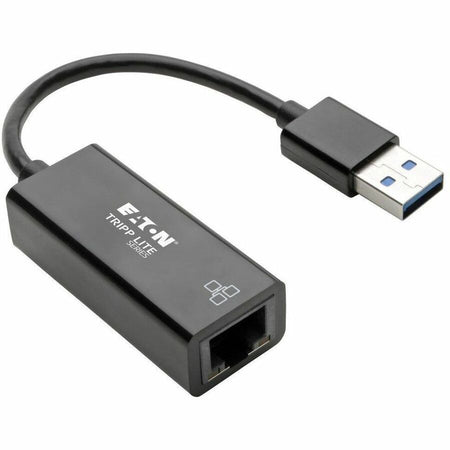 Tripp Lite by Eaton USB 3.0 to Gigabit Ethernet NIC Network Adapter - 10/100/1000 Mbps Black - U336-000-R