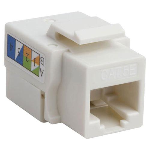 4XEM Cat5e RJ45 Keystone Jack UTP 110-Type (White) - 4XKJC5EWH