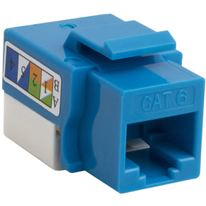 4XEM Cat6 RJ45 Keystone Jack UTP 110-Type (Blue) - 4XKJC6BL