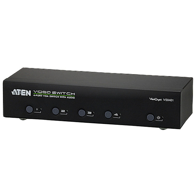 ATEN 4-Port VGA Switch with Audio - VS0401