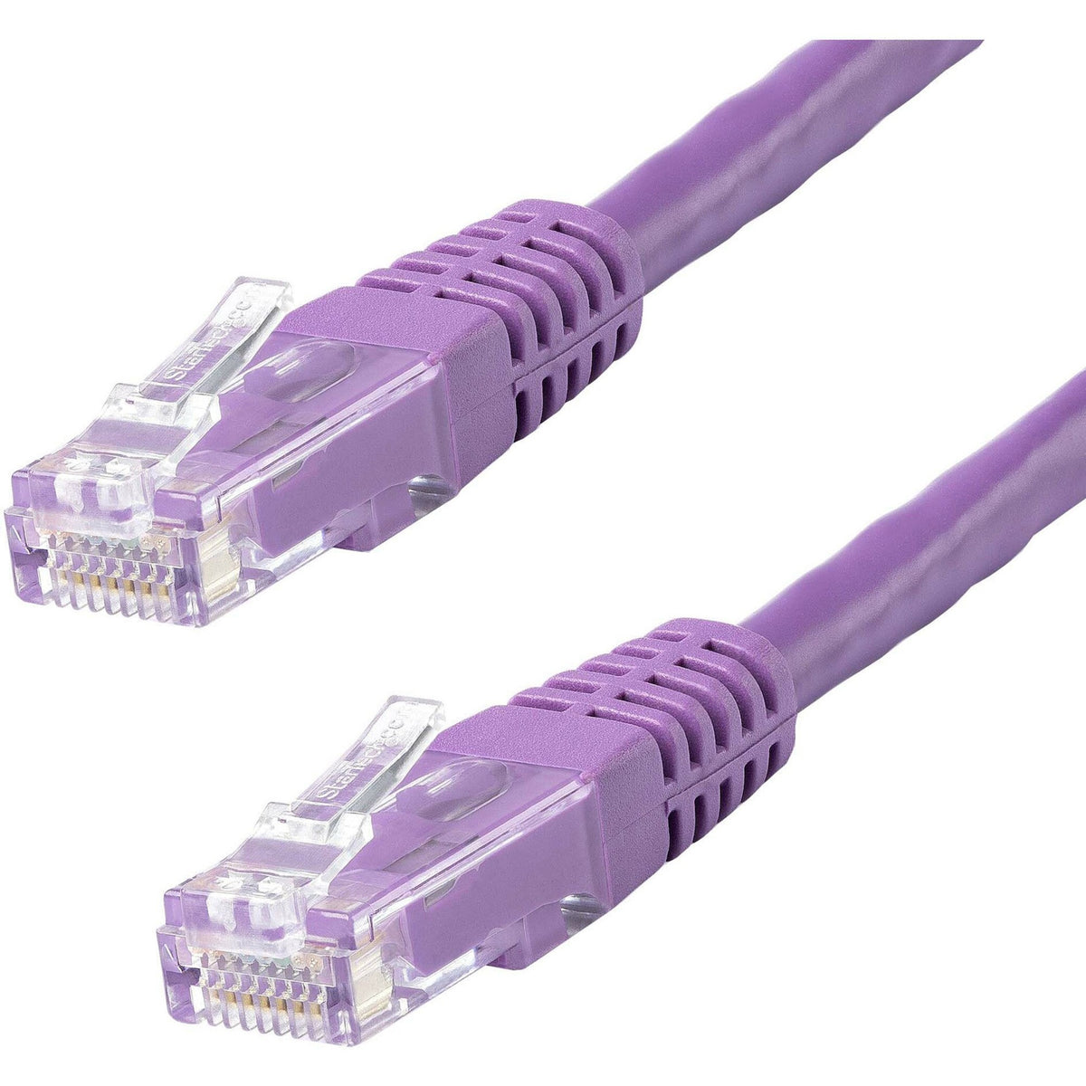 StarTech.com 10ft CAT6 Ethernet Cable - Purple Molded Gigabit - 100W PoE UTP 650MHz - Category 6 Patch Cord UL Certified Wiring/TIA - C6PATCH10PL